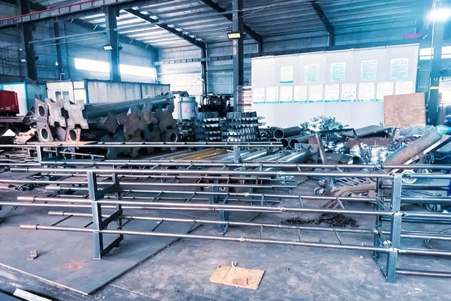 Section de galvanisation à chaud de composants d'échelle, traitement HDG ISO 1461